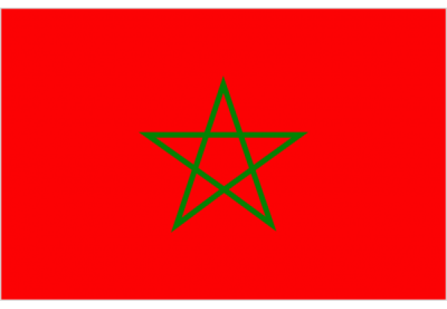 Autocollant Drapeau Maroc