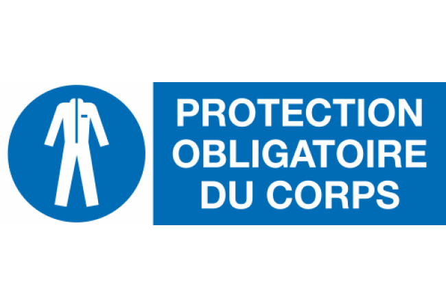 Panneau Protection obligatoire du corps