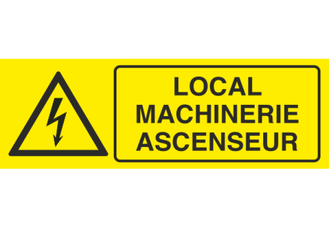 Panneau Local machinerie ascenseur