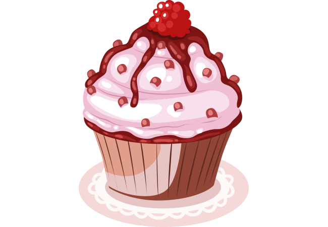 Autocollant Cup Cake 6