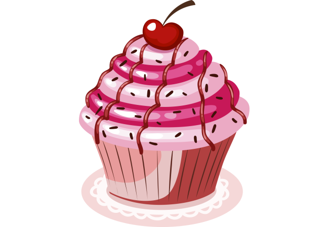 Autocollant Cup Cake 7