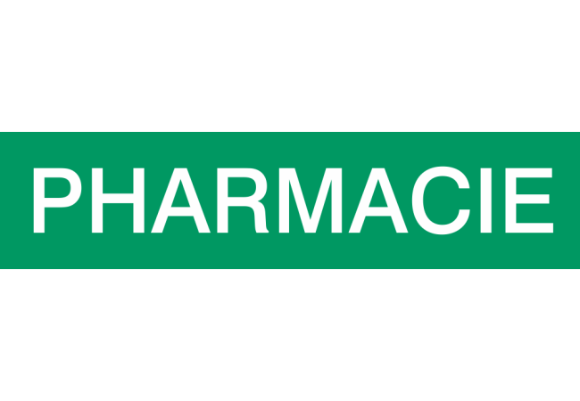 Autocollant Signalisation Pharmacie