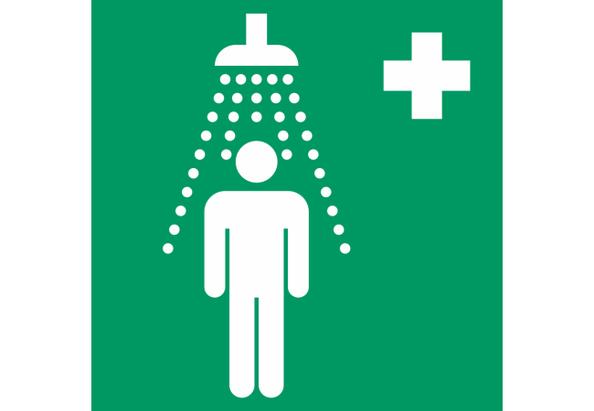 Autocollant Signalisation Douche De Sécurité 2