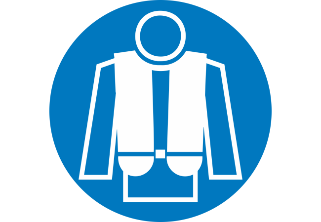Autocollant Obligation Gilet Sauvetage