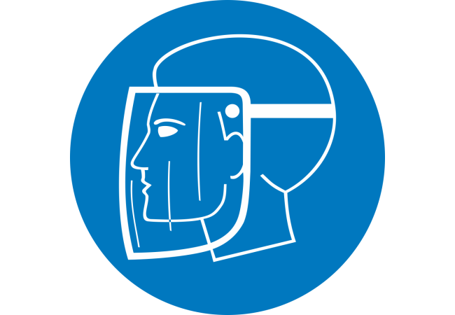 Autocollant Obligation Protéger Visage