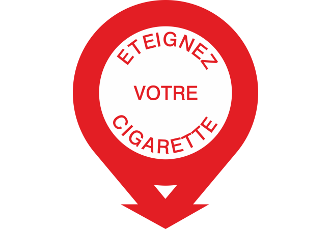Autocollant Eteignez Votre Cigarette