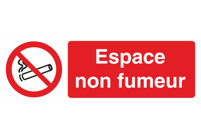 Autocollant Interdiction De Fumer Espace Non Fumeur