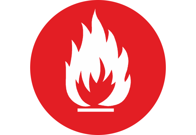 Autocollant Interdiction Flamme