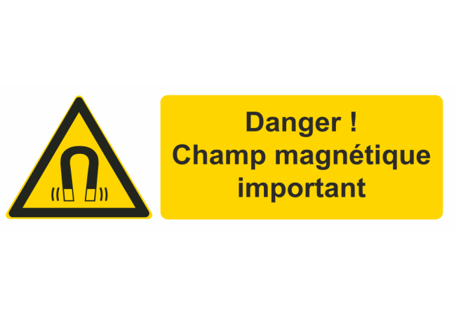 Autocollant Champ Magnétique Important 1