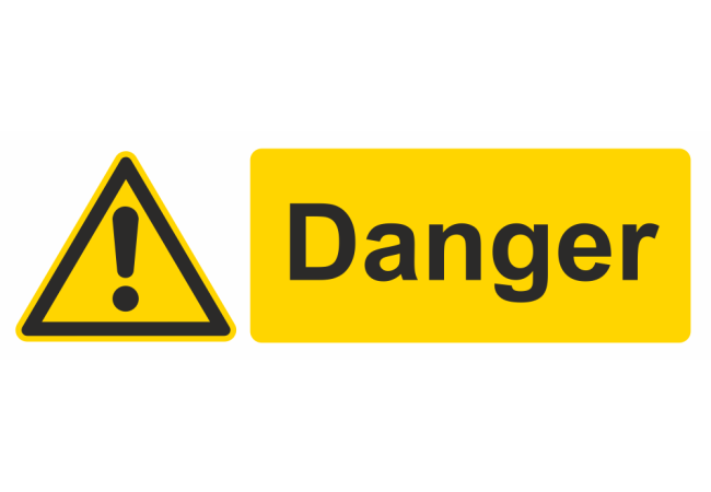 Autocollant Danger