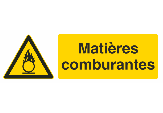 Autocollant Produit Dangereux Comburantes