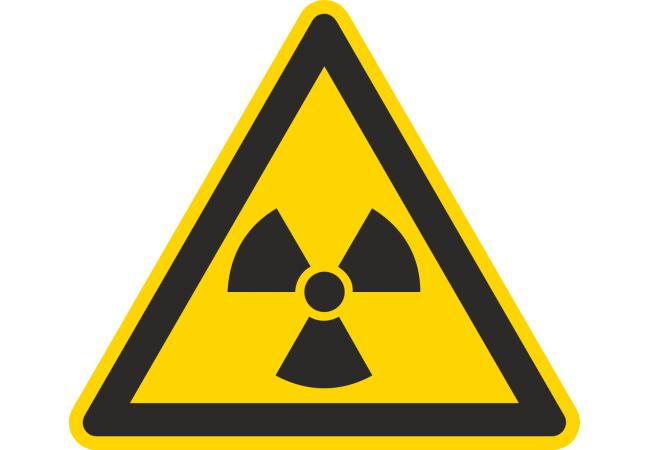 Autocollant Matières Radioactives
