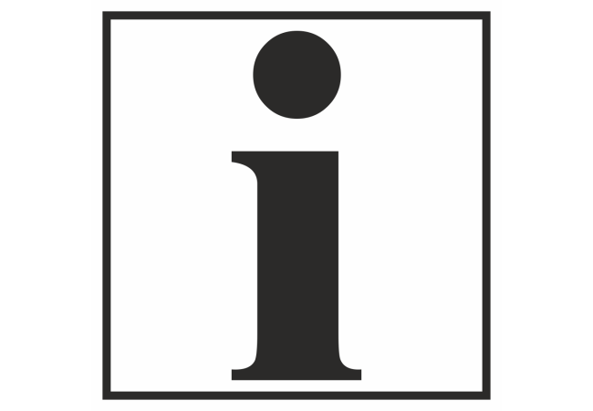 Autocollant Information Information