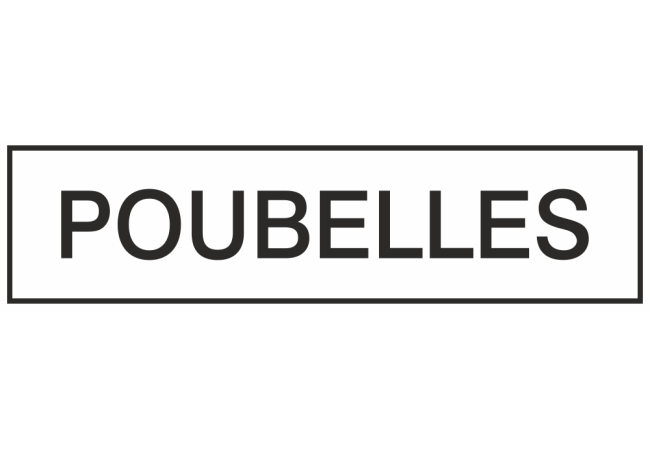 Autocollant Information Poubelles