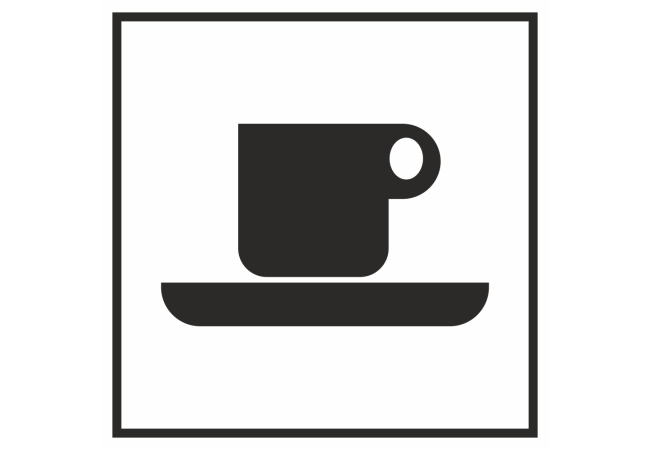 Autocollant Information Cafétaria