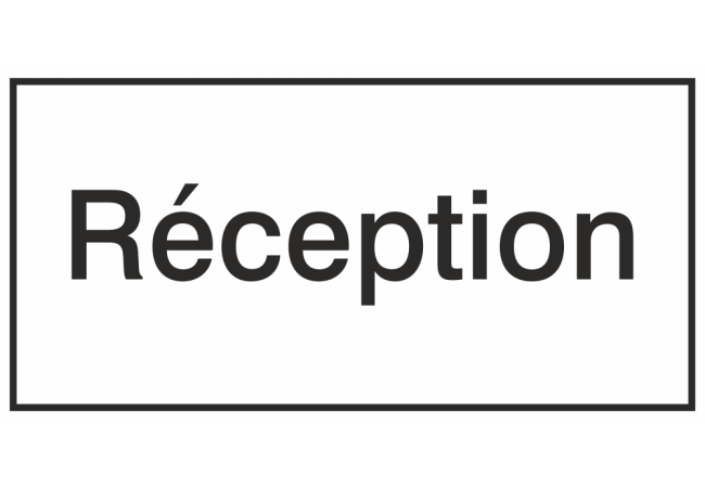 Autocollant Information Réception