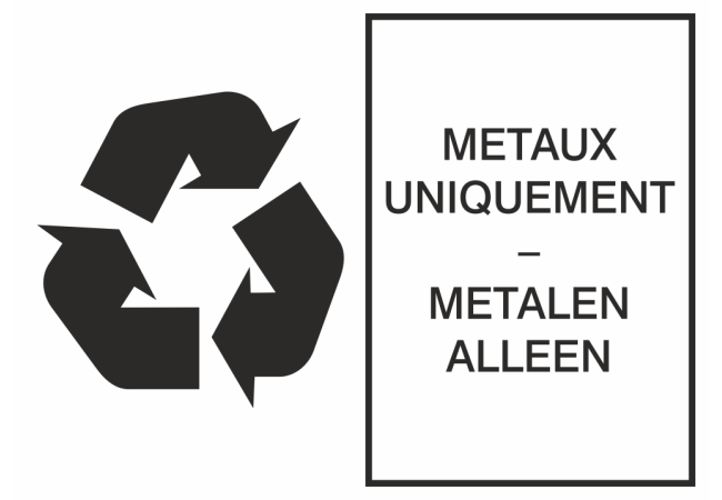Autocollant Environnement Metaux