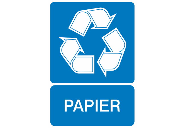 Autocollant Recyclage Papier
