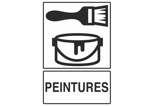 Autocollant Recyclage Peinture