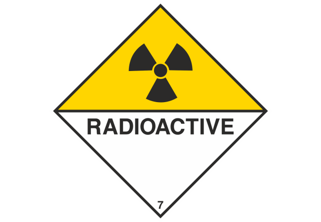 Autocollant Transport Radioactif 7d