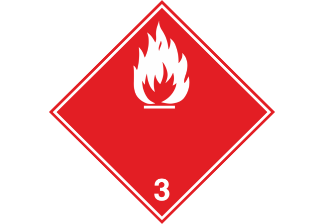 Autocollant Transport Inflammables (substances Liquides Inflammables) 1