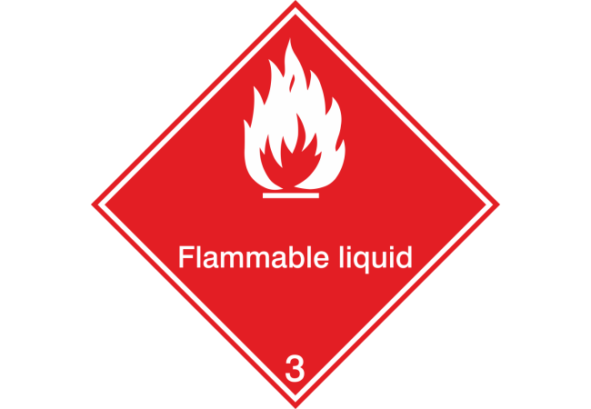 Autocollant Transport Maritime Liquide Combustible