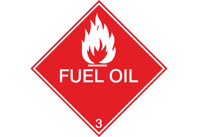 Autocollant Transport Maritime Carburant