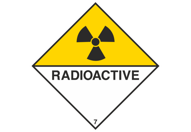 Autocollant Transport Maritime Matières Radioactives
