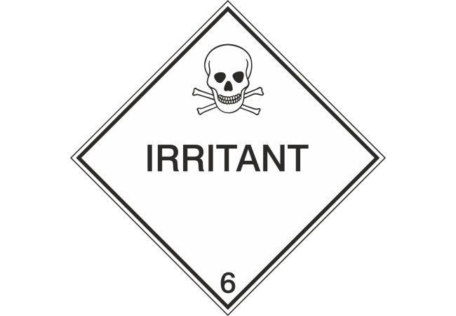 Autocollant Transport Maritime Irritant