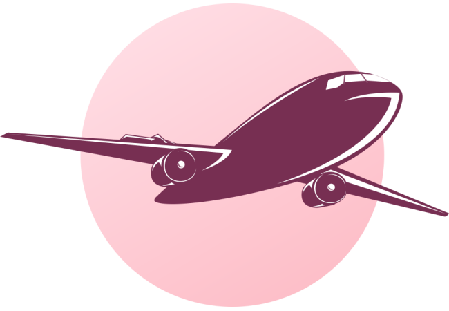 Autocollant Métier Voyage Avion 1