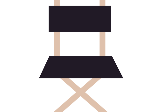 Autocollant Métier Audiovisuel Siège Tournage