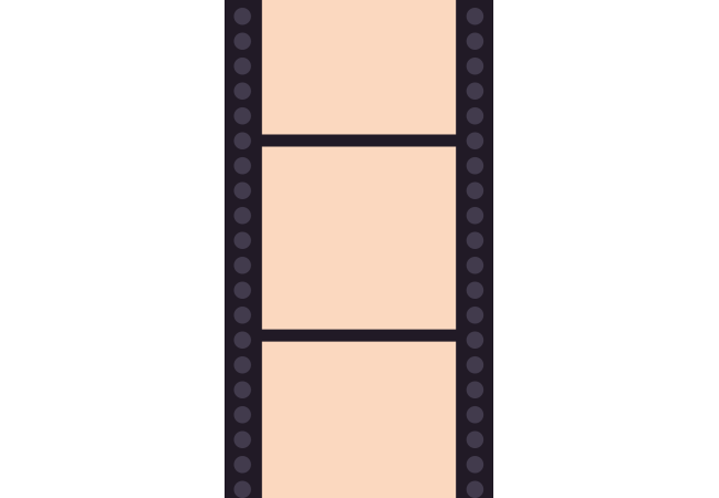 Autocollant Métier Audiovisuel Bande Cinéma