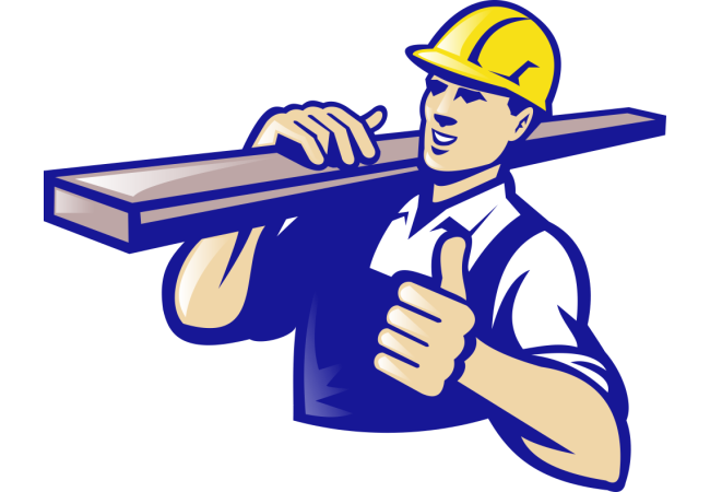 Autocollant Métier Travaux Publics Menuisier 2