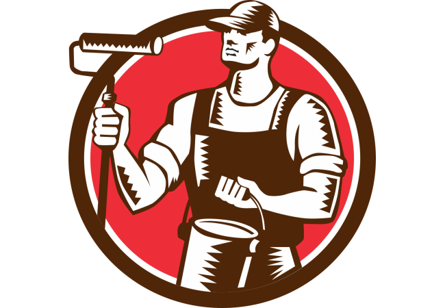 Autocollant Métier Travaux Publics Peintre 3