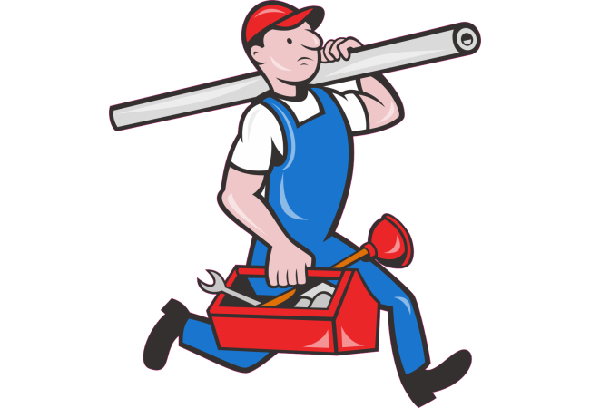 Autocollant Métier Travaux Publics Plombier 5