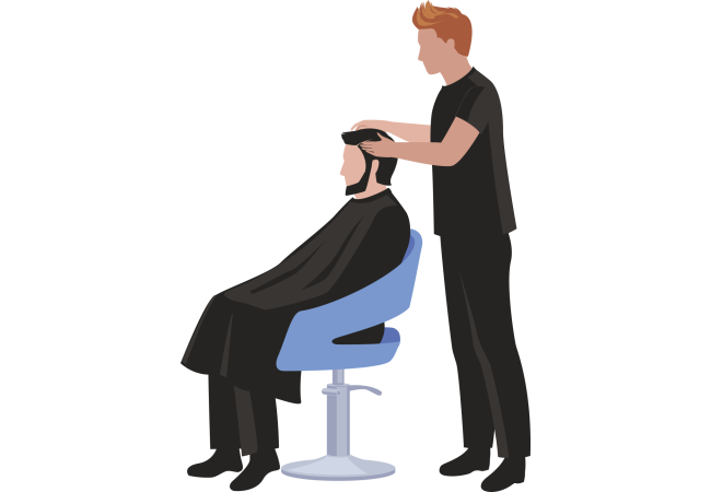Autocollant Métier Coiffure 3