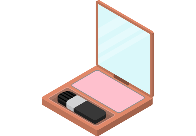 Autocollant Métier Esthétique Blush