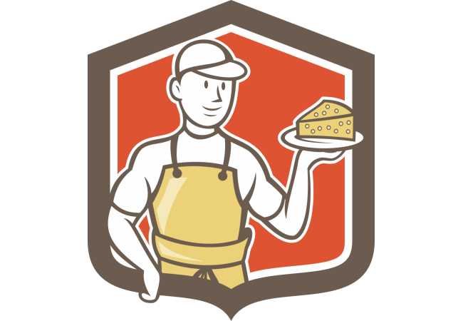Autocollant Métier Commerçant Fromager 5