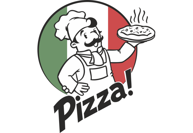 Autocollant Métier Commerçant Pizza