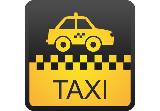 Autocollant Métier Transport Taxi 2
