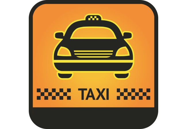 Autocollant Métier Transport Taxi 3