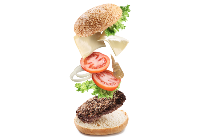 Autocollant Salé Hamburger 4