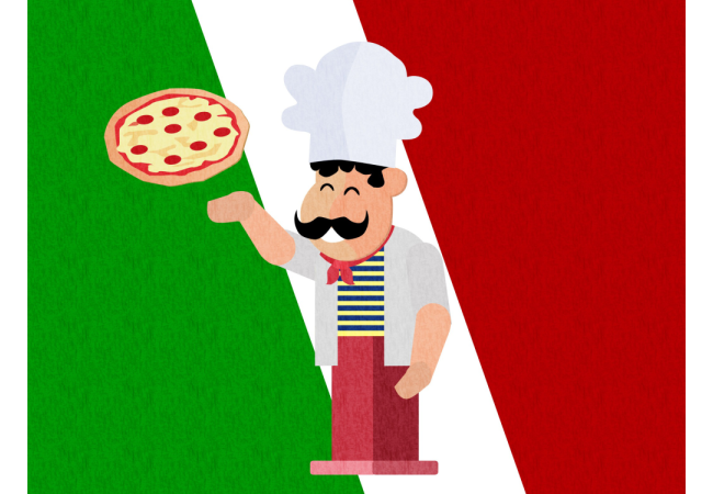 Autocollant Pizza Chef