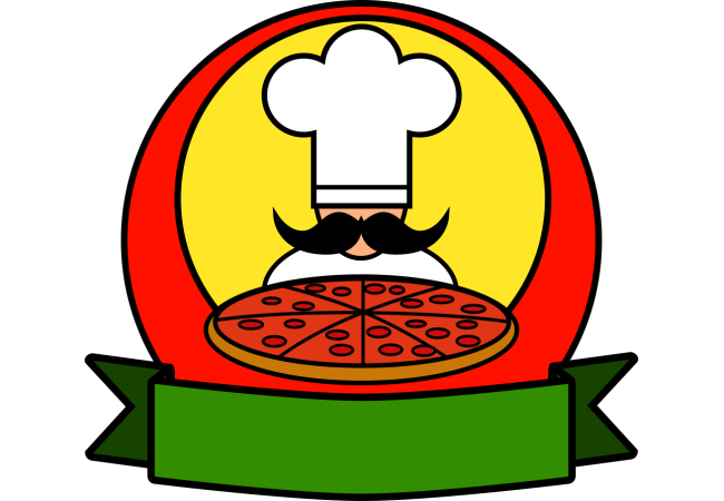 Autocollant Pizza Chef 2