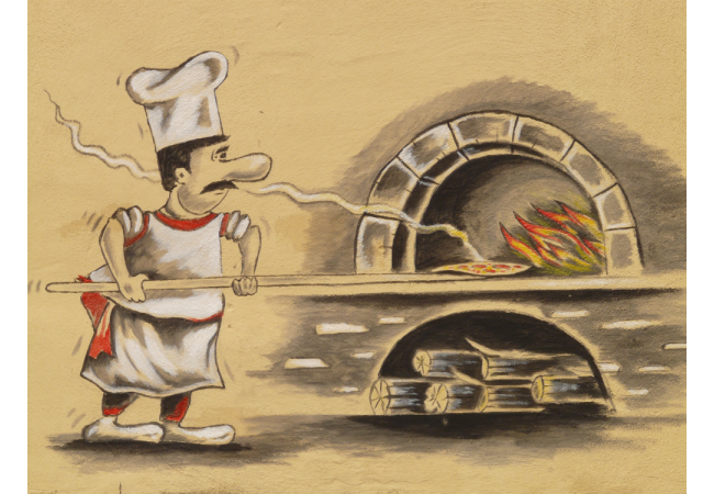 Autocollant Pizza Chef 3