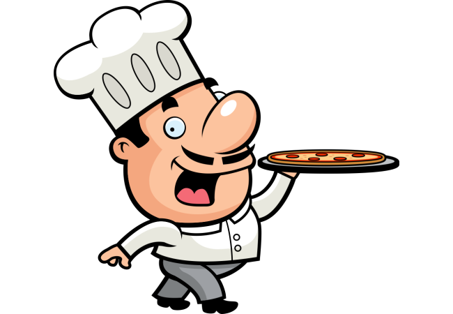 Autocollant Pizza Chef 4