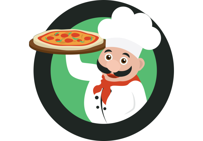 Autocollant Pizza Chef 5