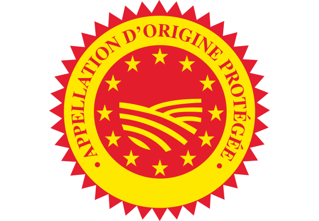 Autocollant Logo Aop Appellation D'origine Protégée