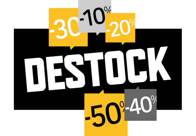Autocollant Soldes Destock 1
