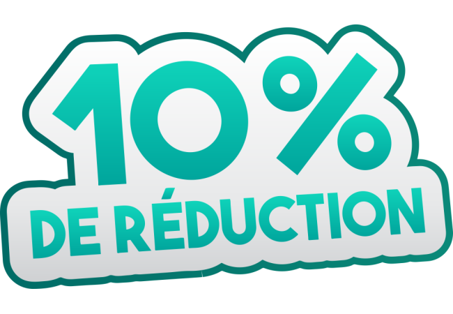 Autocollant Soldes 10% De Réduction